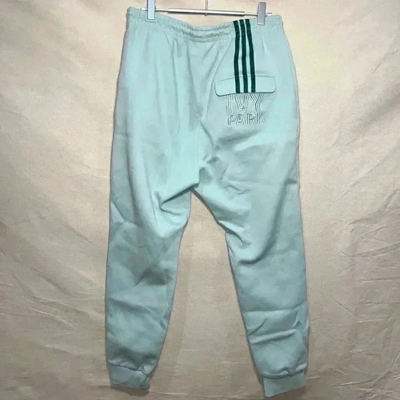 Ivy Park x adidas | 3 Stripe Gender Neutral Track Pants - Blue & Green / Sz S - Picture 6 of 8
